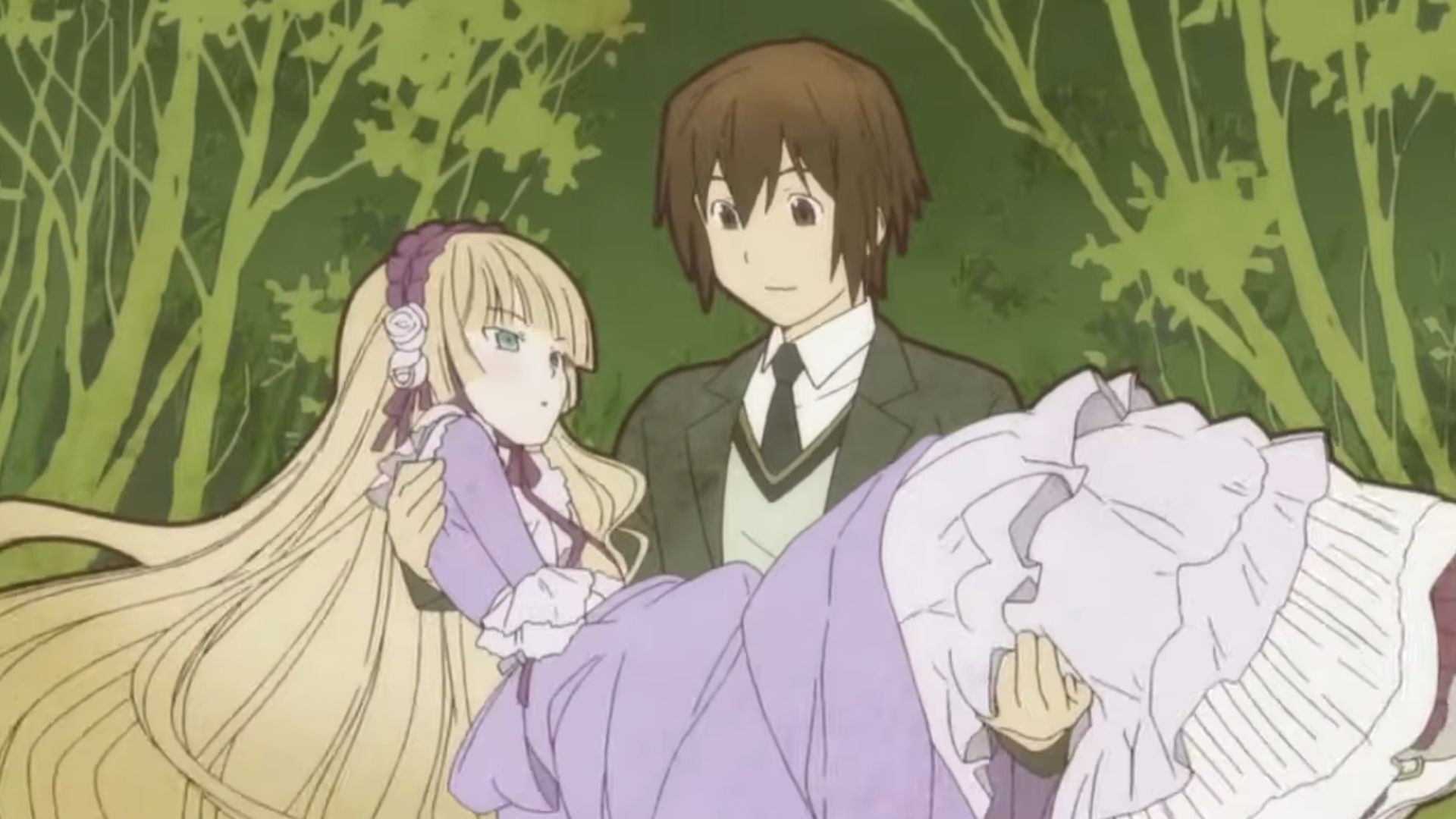 Kazuya Kujou and Victorique de Blois Gosick