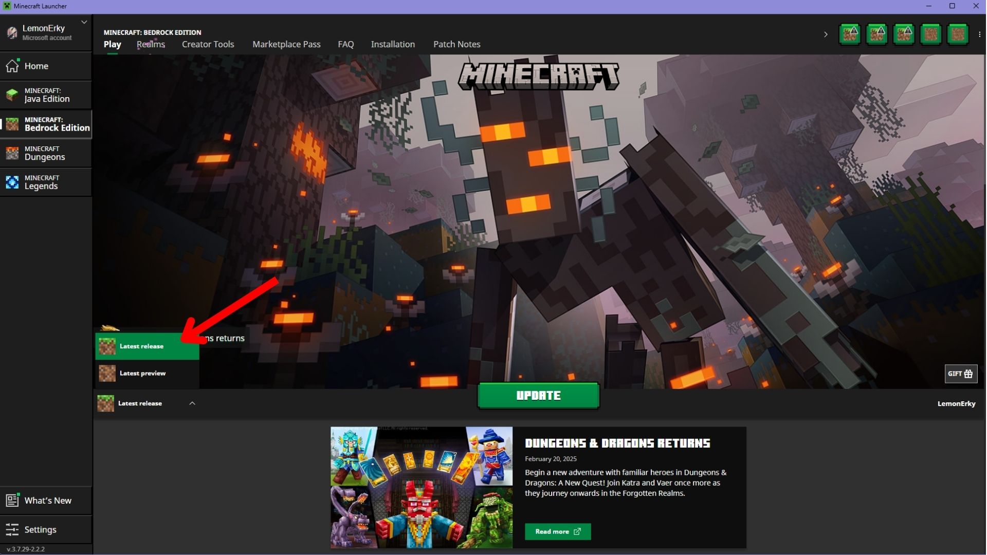 How To Download Minecraft Bedrock 1.21.62 Update for Windows PC