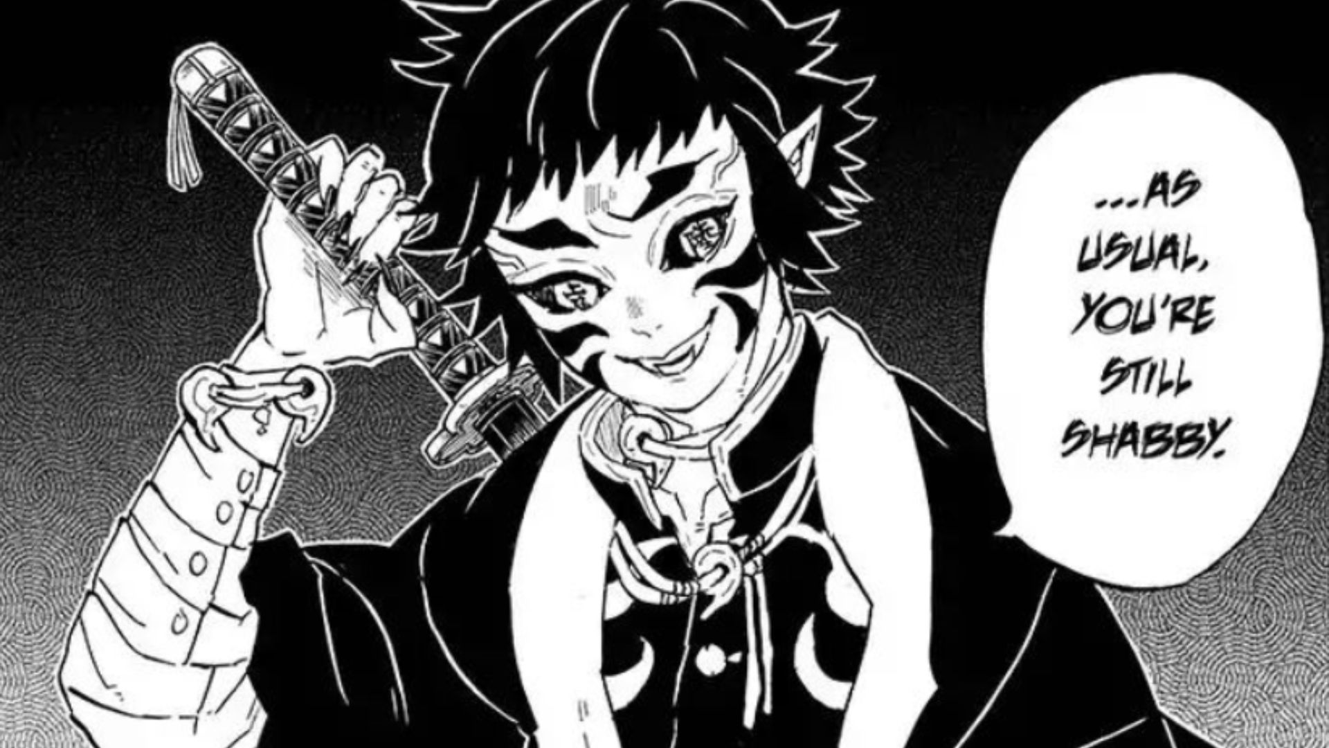 Kaigaku as seen in the Demon Slayer manga