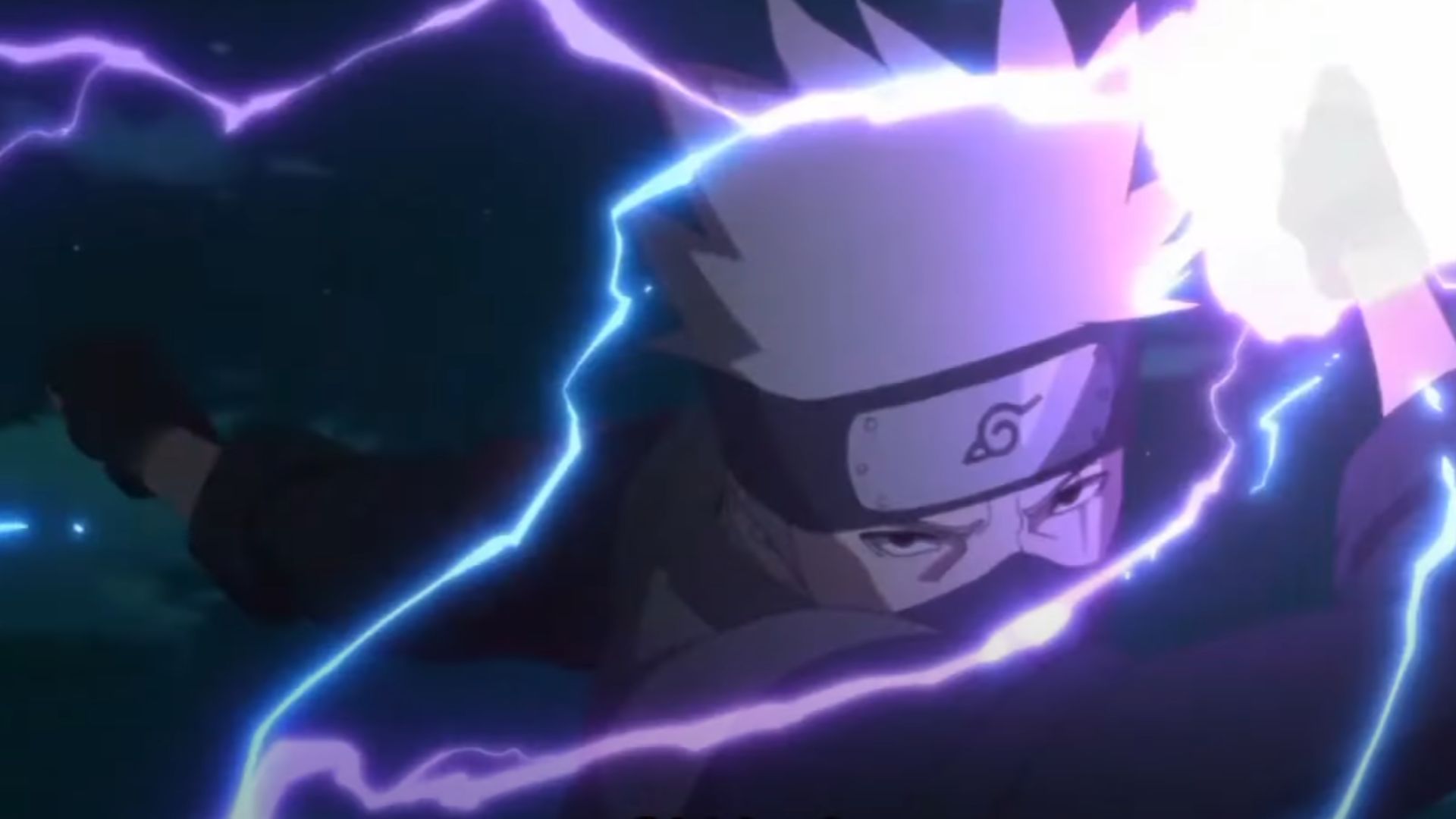 Kakashi's Purple Lightning as seen in Boruto