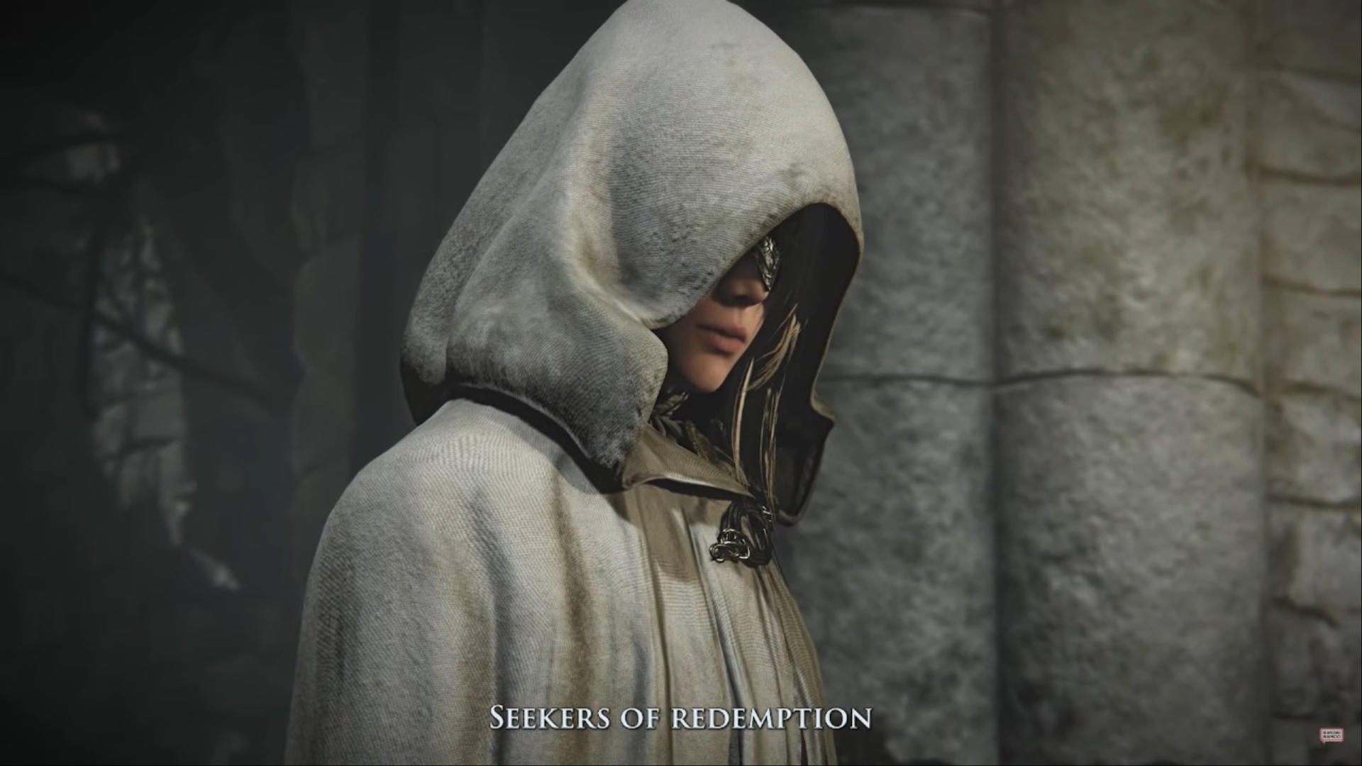 NPC akin to the Firekeeper in Dark Souls 3 (Image via YouTube/Bandai Namco Entertainment America)