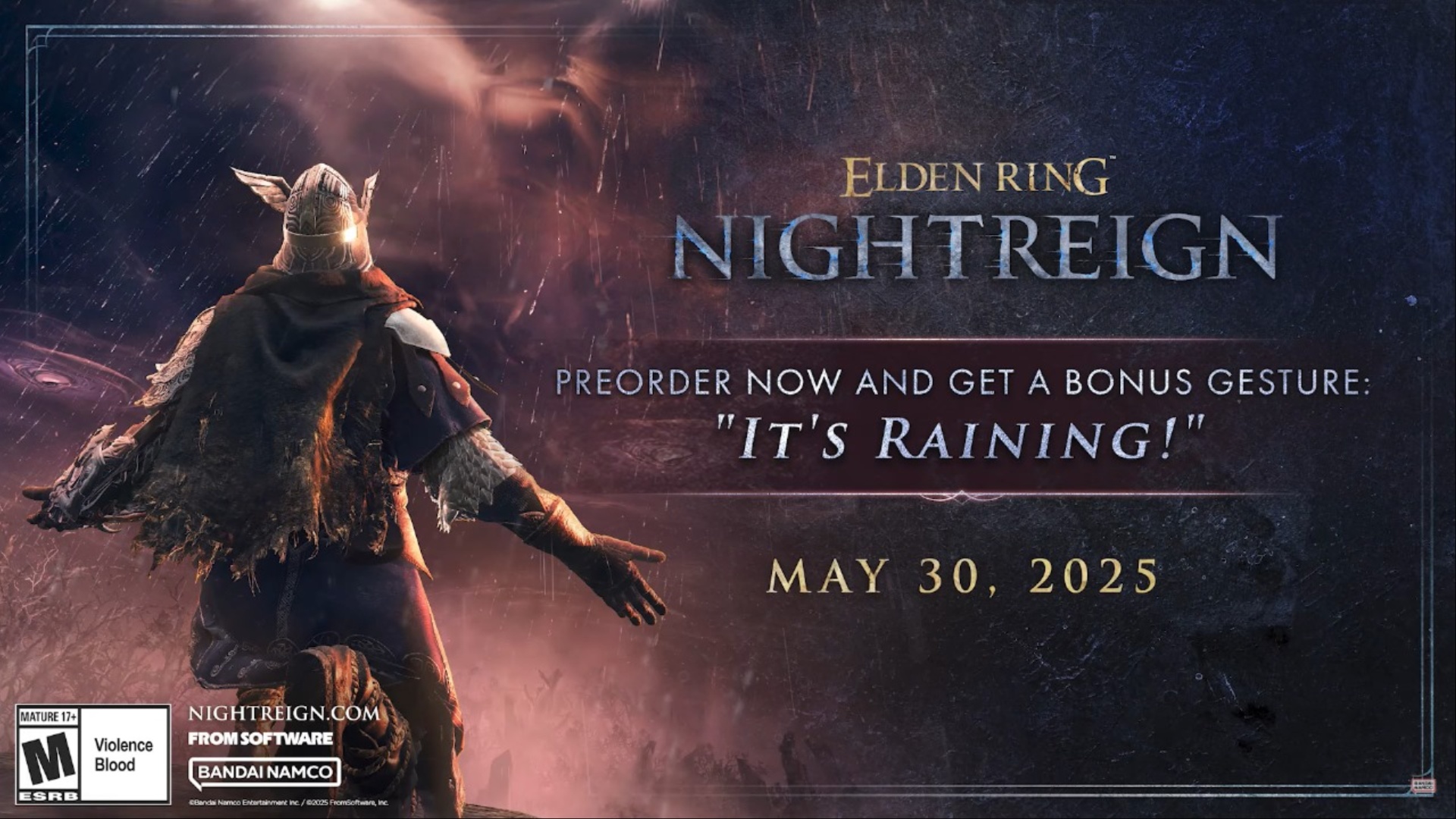 We have a confirmed release date for Elden Ring Nightreign (Image via YouTube/Bandai Namco Entertainment America)