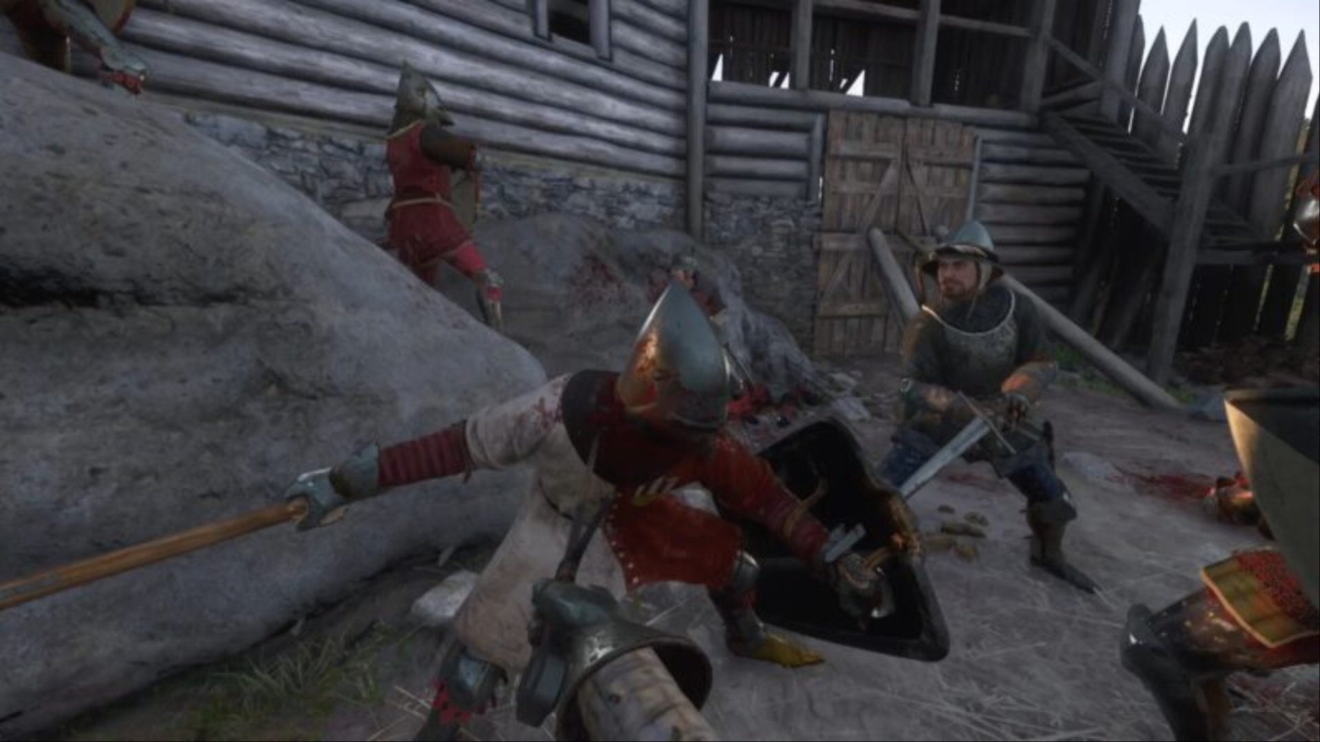 The rewards from helping the wounded helps in the battle next morning (Image via Deep Silver)