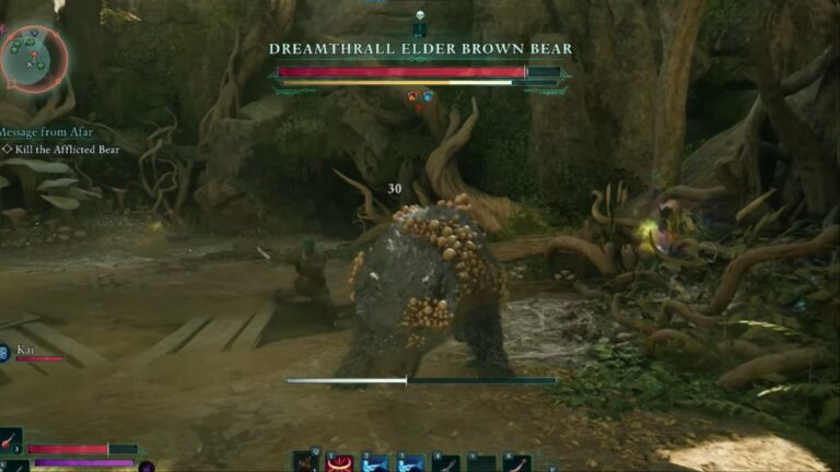 Inflicting stun on a boss in Avowed (Image via Xbox Game Studios)