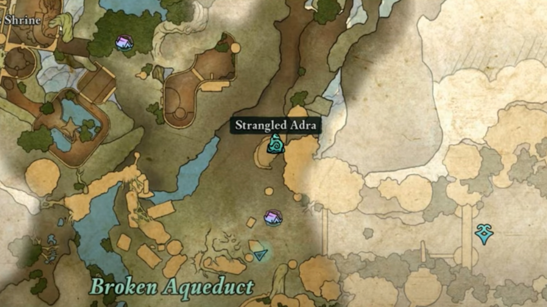 Location of Adra