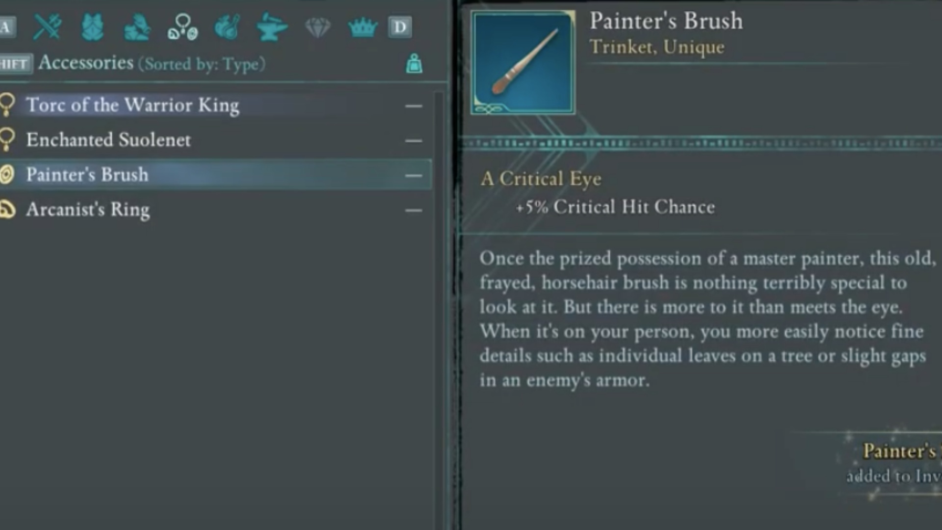 Findings of the Treasure