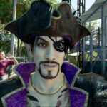 Goro Majima snapping his pic in Pirate Yakuza in Hawaii (Image via SEGA)