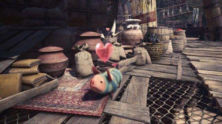 Poogie in Monster Hunter [Source: Capcom]