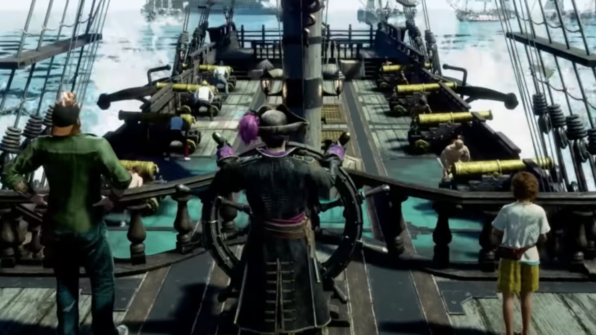 Coconuts can randomly appear on the ship (Image via SEGA)