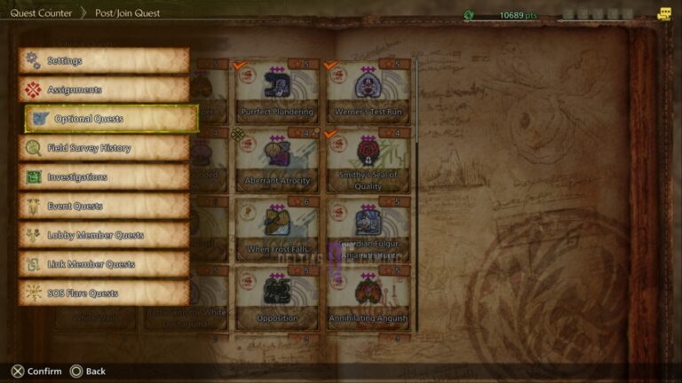 All optional quests in Monster Hunter Wilds (Image via CAPCOM | Deltias Gaming)