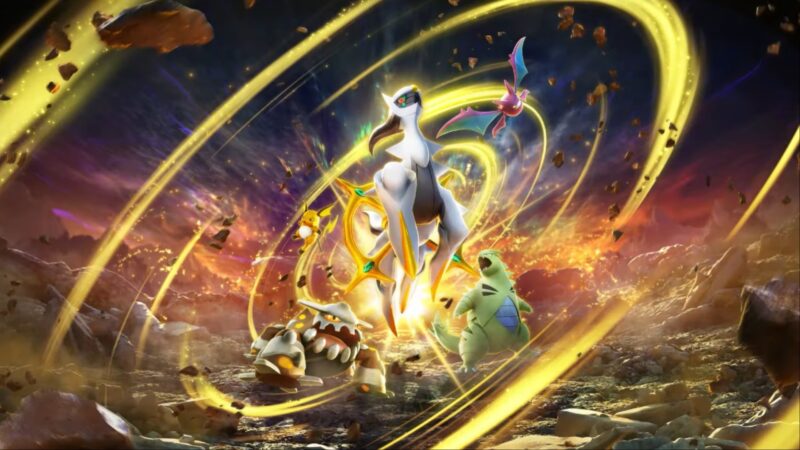 This new pack features Arceus EX (Image via The Pokémon Company)