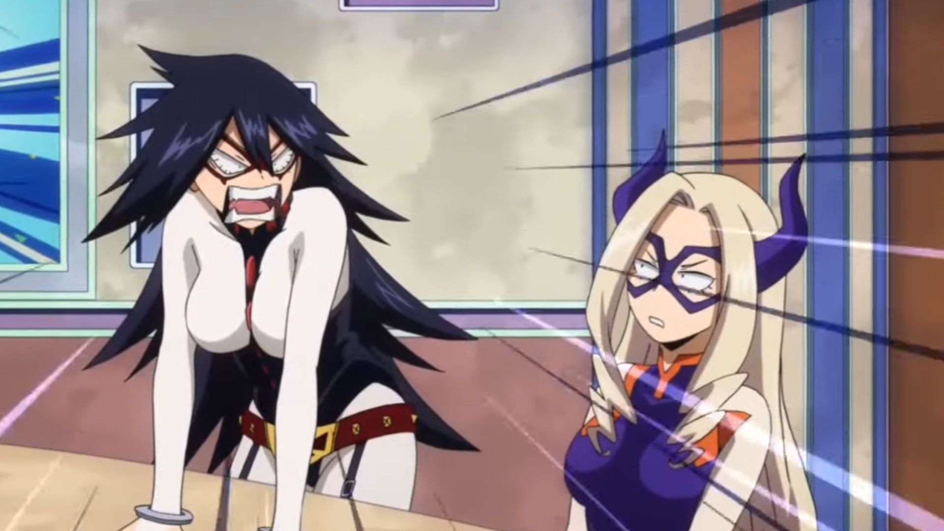 Mt. Lady and Midnight quarrels during an interview