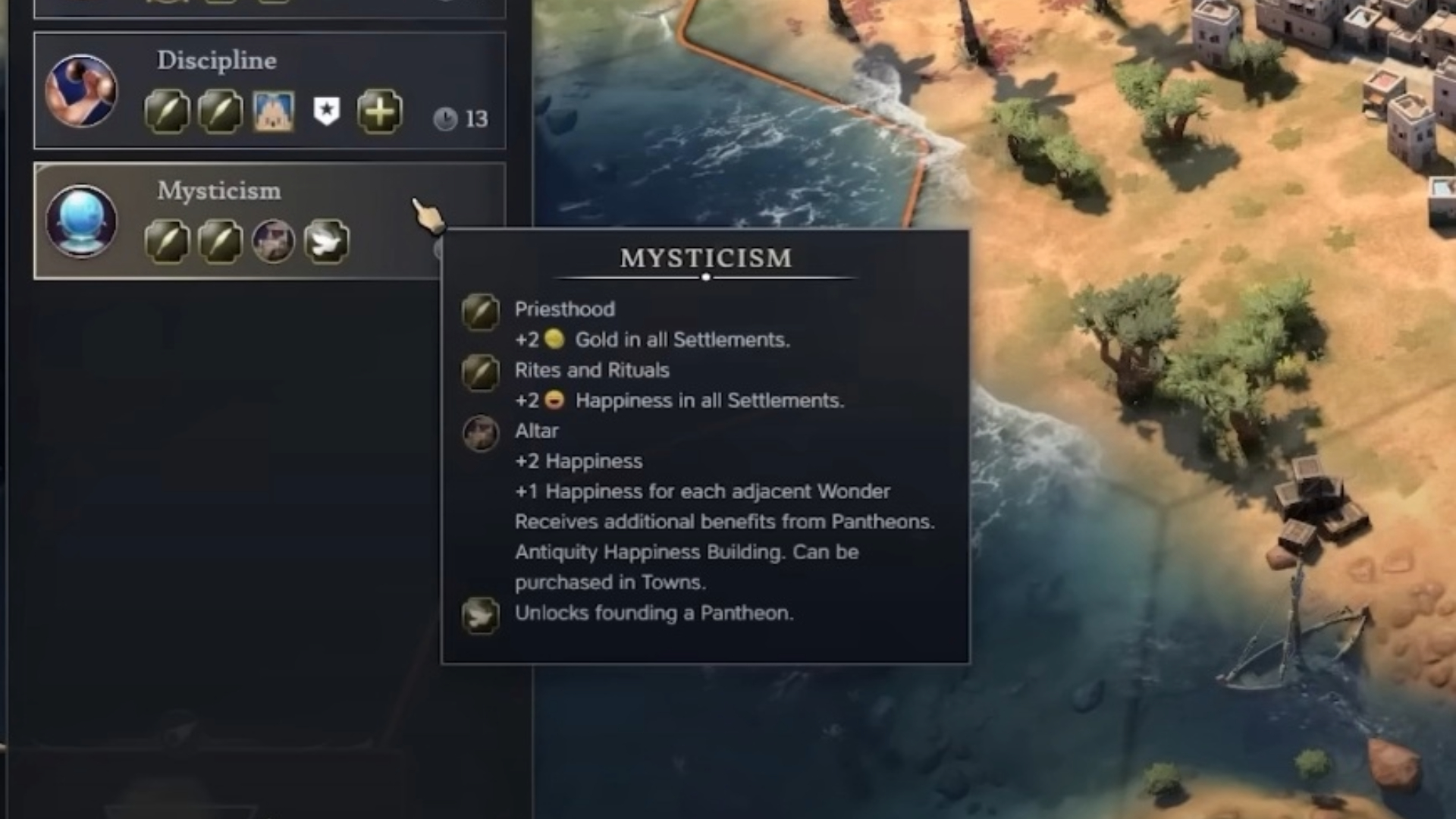 Mysticism Civic in Civilization 7