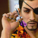 Majima Throwing Dart