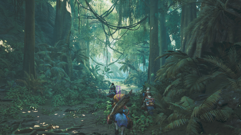 Scarlet Forest in Monster Hunter Wilds [Source: Deltias Gaming/Capcom]