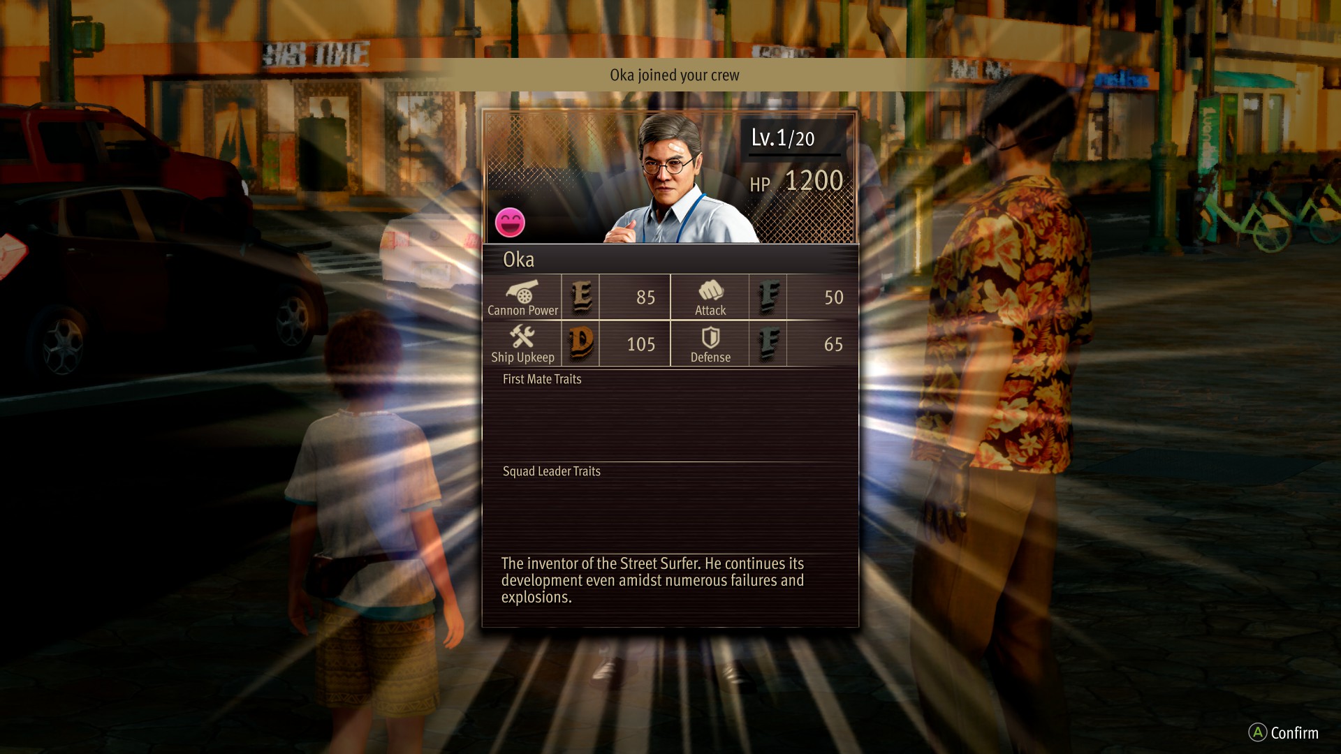 Oka joins the crew (Image via SEGA)
