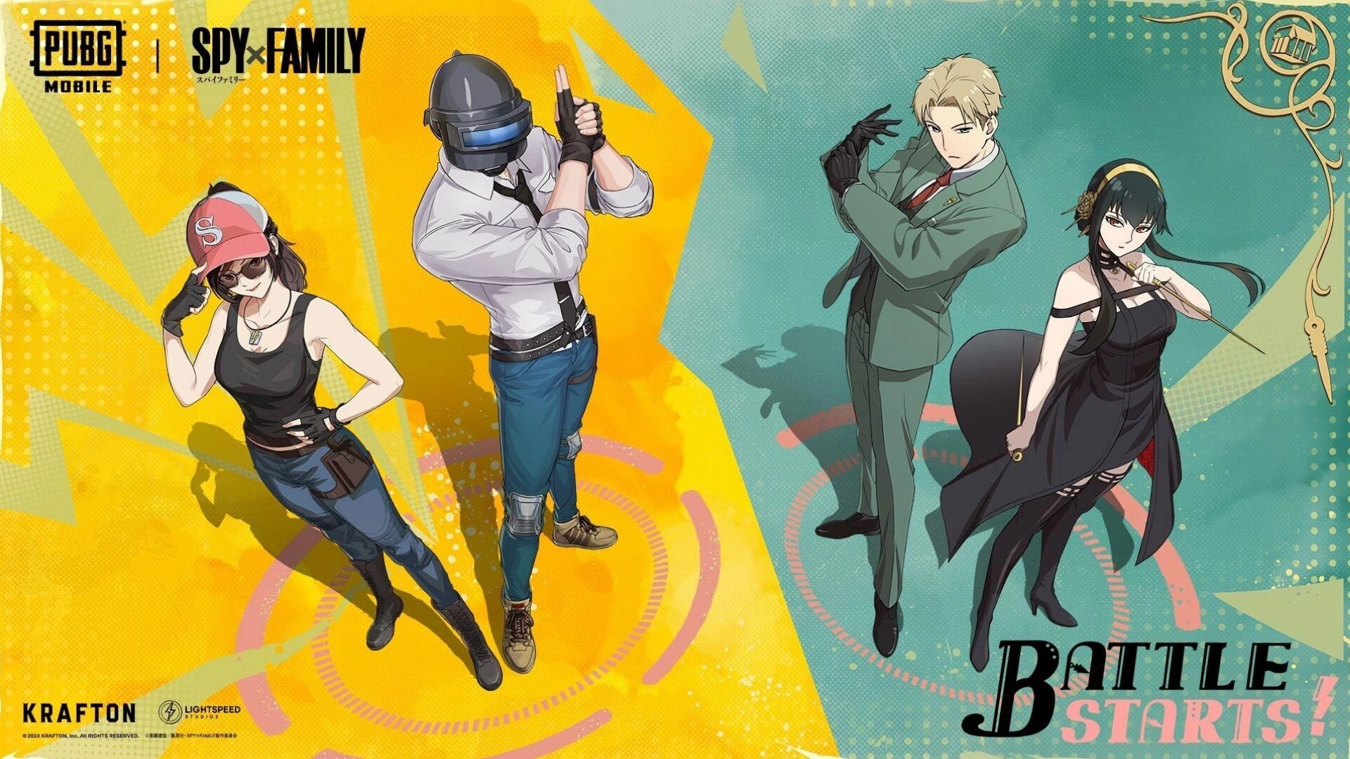 PUBG x Spy x Fam Collab