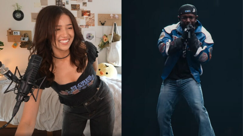 Pokimane and Kendrick Lamar