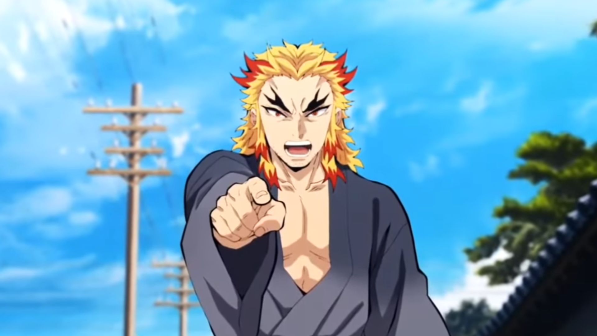 Kyojuro Rengoku's father Shinjuro Rengoku