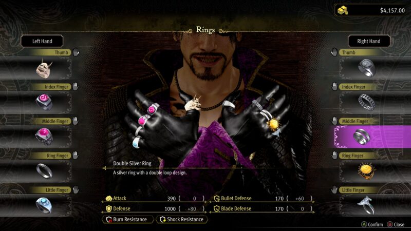 Rings give a lot of effects and upgrade your stats (Image via SEGA)