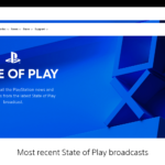 The official State of Play website (Image via Sony)