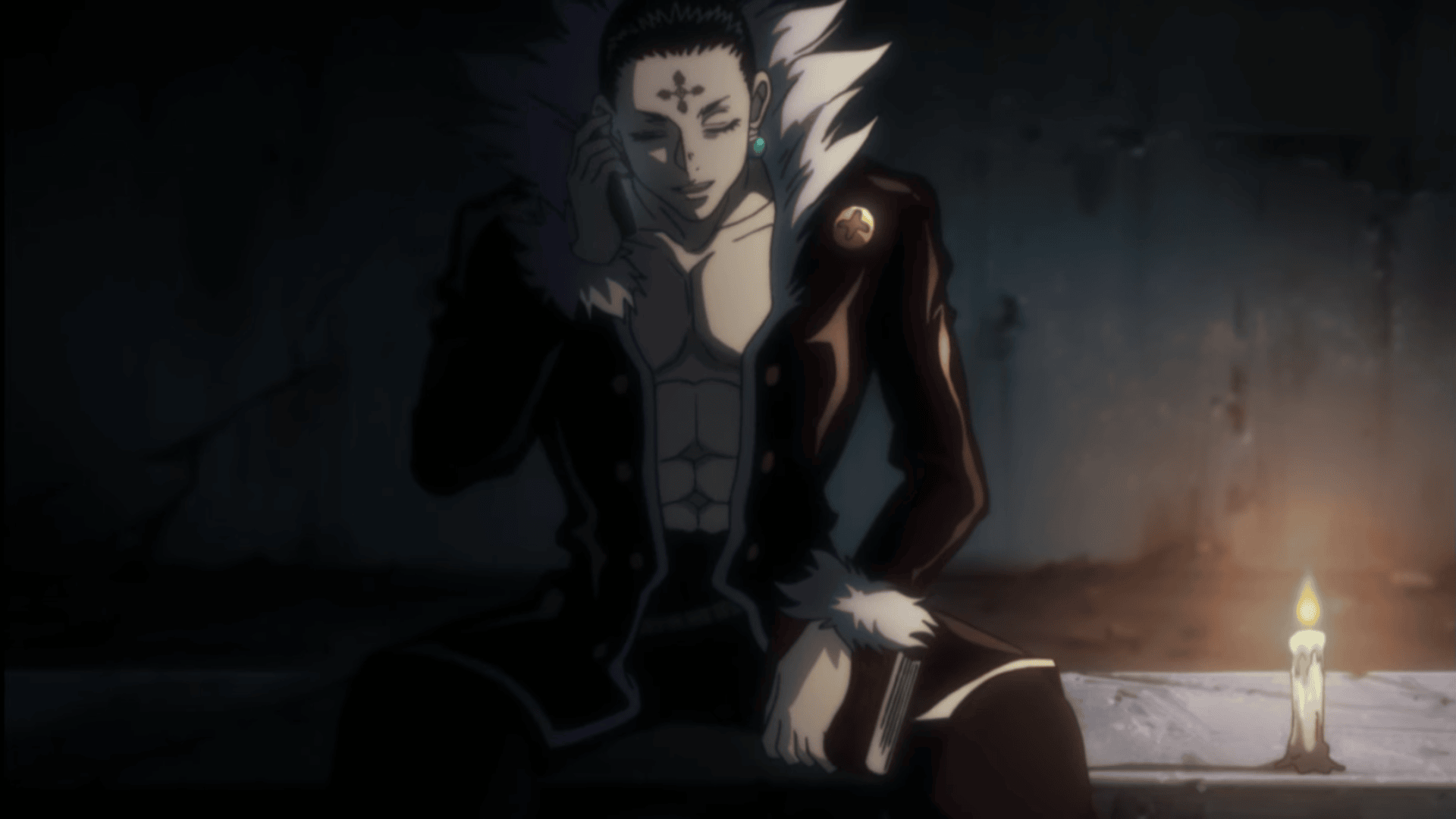 Chrollo making Plans with the Phantom Troupe for the Attack.