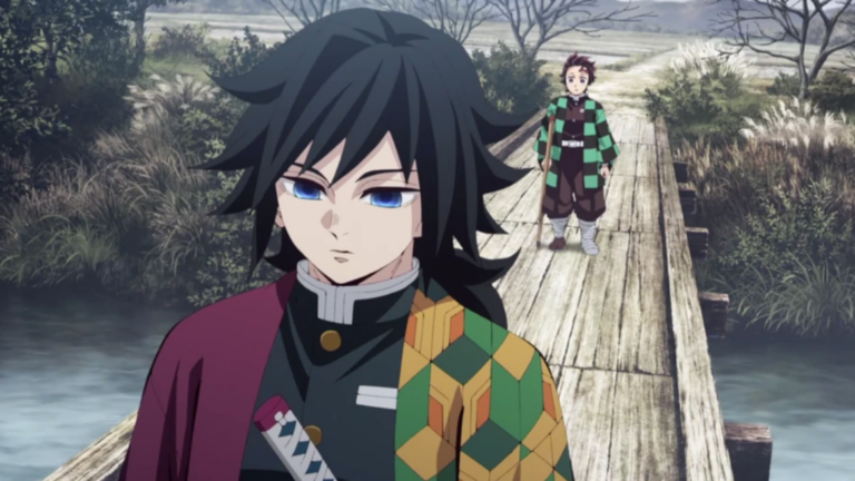 Giyu and Tanjiro as seen in anime (Image via Ufotable)n anime (Image via