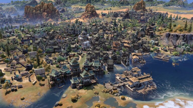 A Siamese City in Civilization 7. (Source: 2K Games)