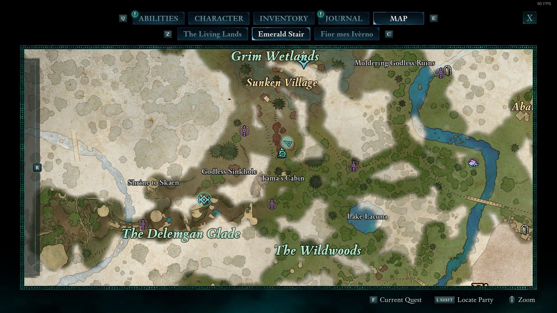 Strangled Adra Pillar 2 location