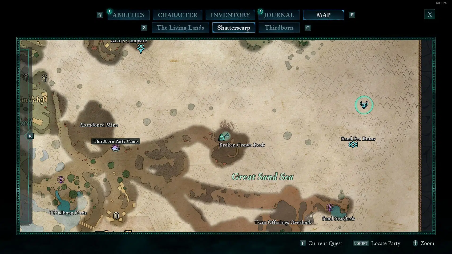 Strangled Adra Pillar 3 location