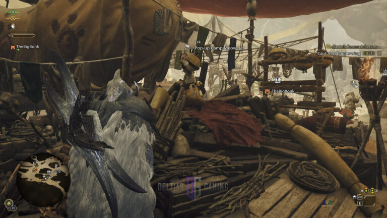 Talk to the Pop-up Camp Meowster at the Windward Plains base camp in Monster Hunter Wilds.