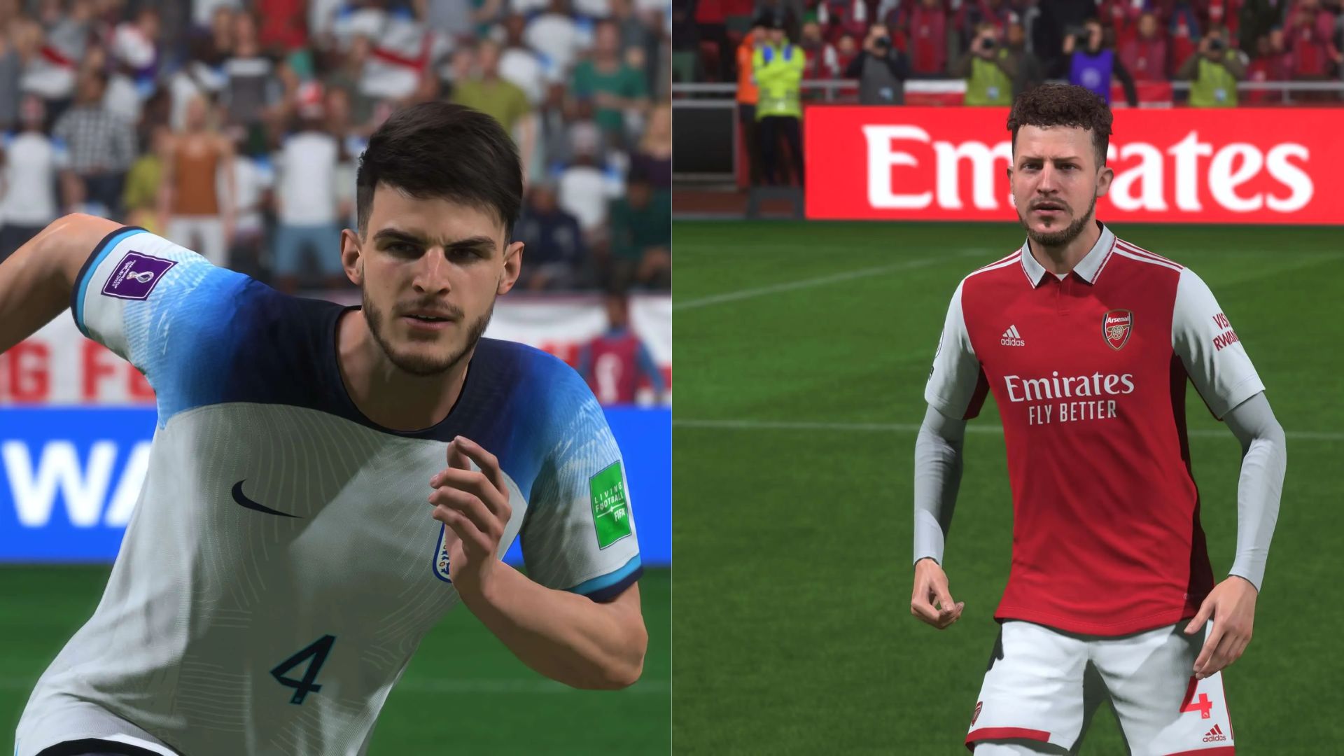 Declan Rice and Ben White