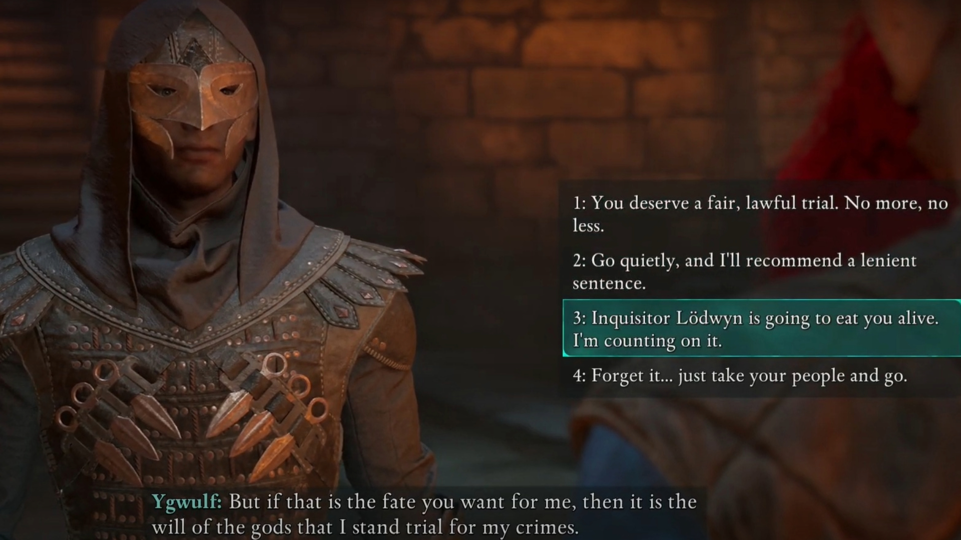 Ygwulf Gives Himself Up