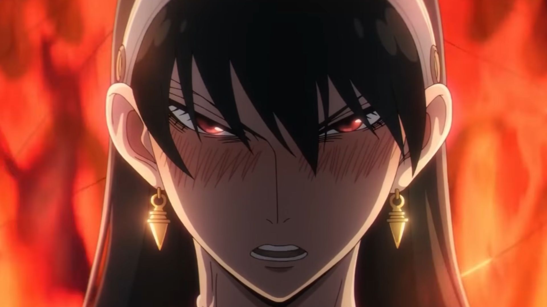 Yor Forger's angry mode