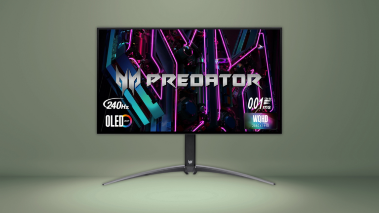 Acer Predator X27U 1440p Gaming Monitor at 50% Off (February 2025) (Image via: Acer, Amazon, Deltias Gaming)