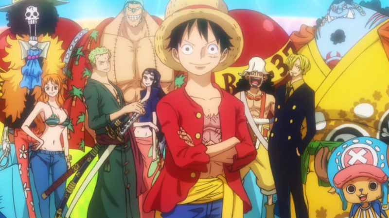 Straw Hat Pirate Crew as seen in anime (Image via Toei Animation)