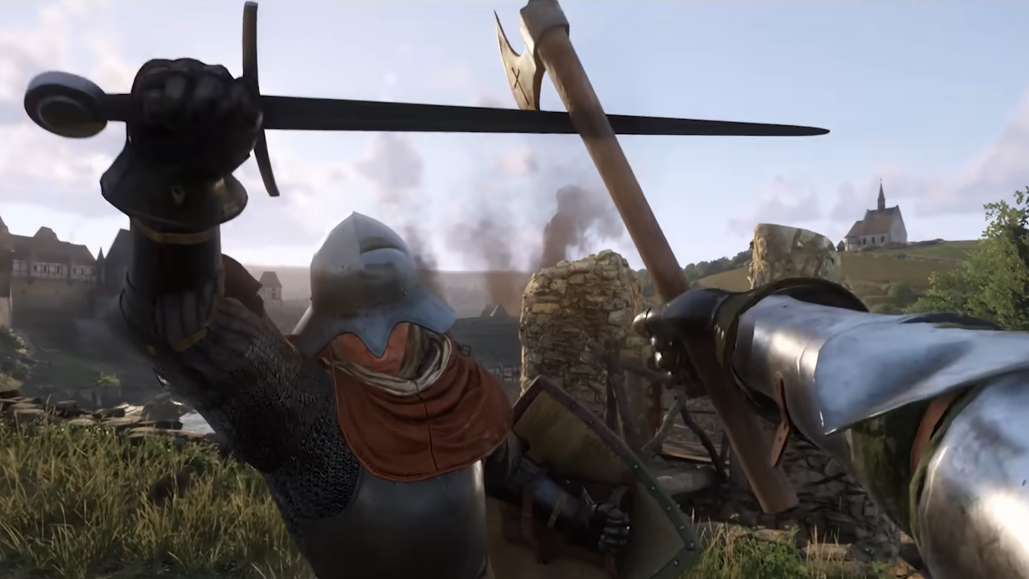 Heavy Weapons can be effective when paired with a shield (Image via Deep Silver)