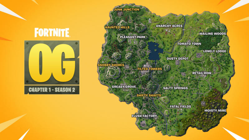 All Map Changes in Fortnite OG Season 2