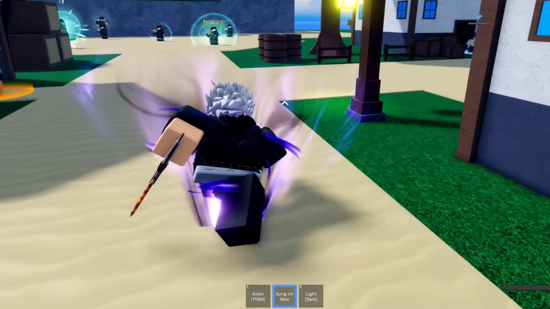 The Sung Jin Woo sword in Verse Piece. (Source: Roblox)