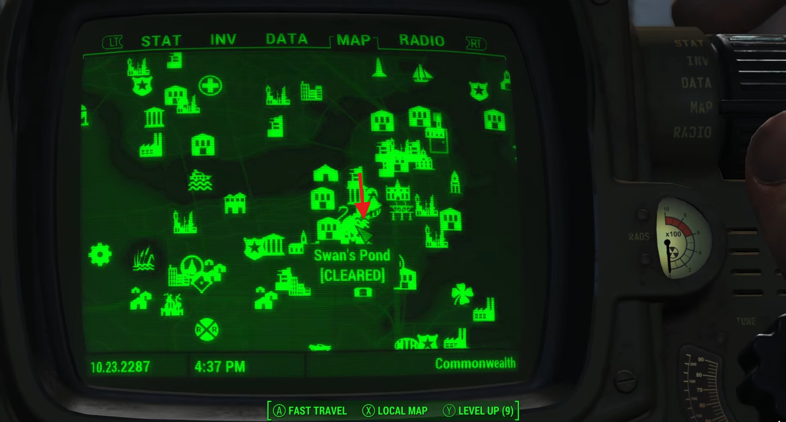 railroad hq location fallout 4