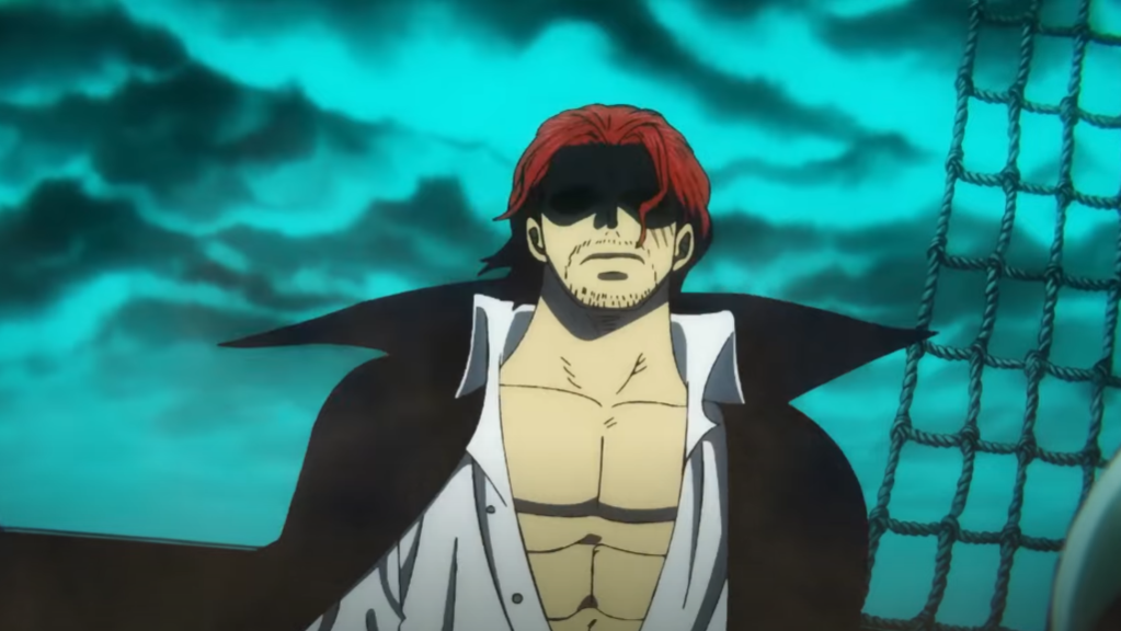 Shanks as seen in anime (Image via Toei Animation)