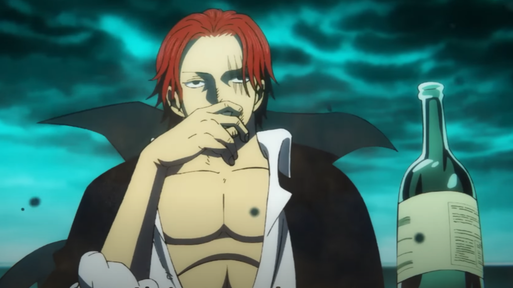 Buggy meets Shanks as seen in anime (Image via Toei Animation)