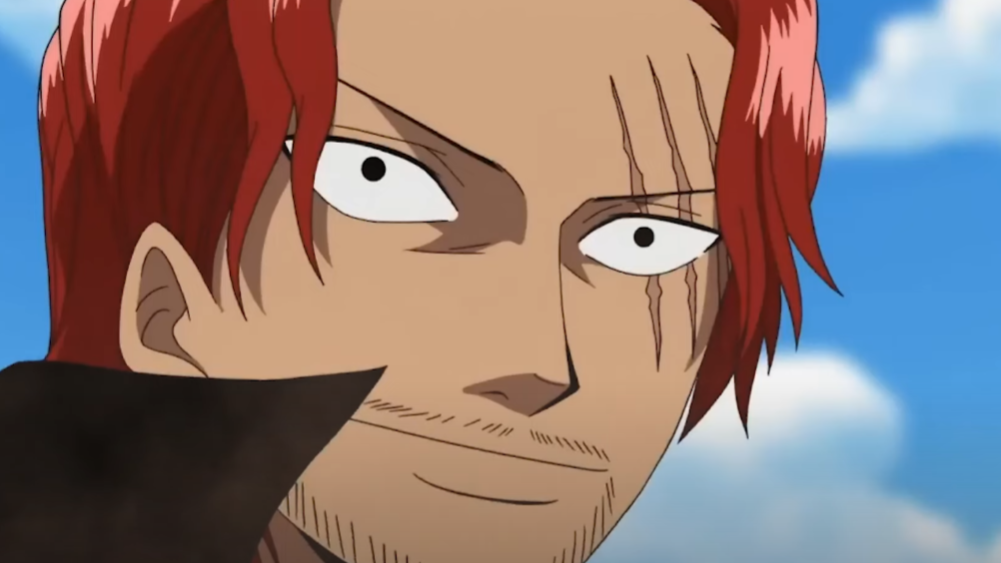 Shanks as seen in anime (Image via Toei Animation)