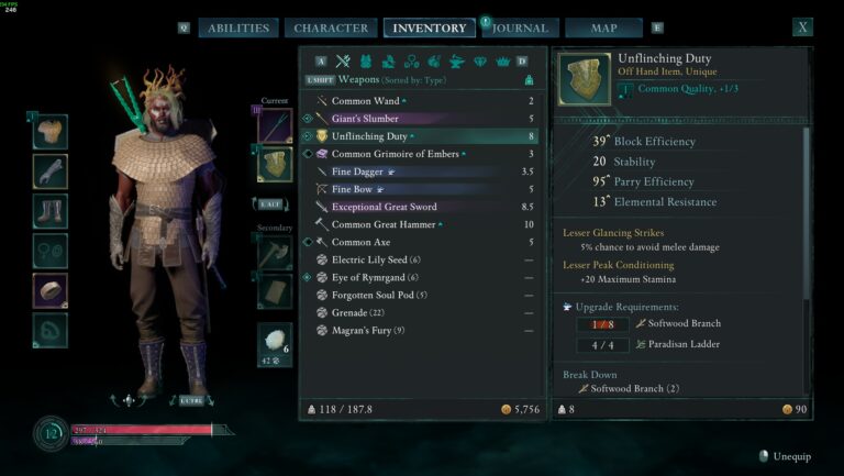 war hero build avowed