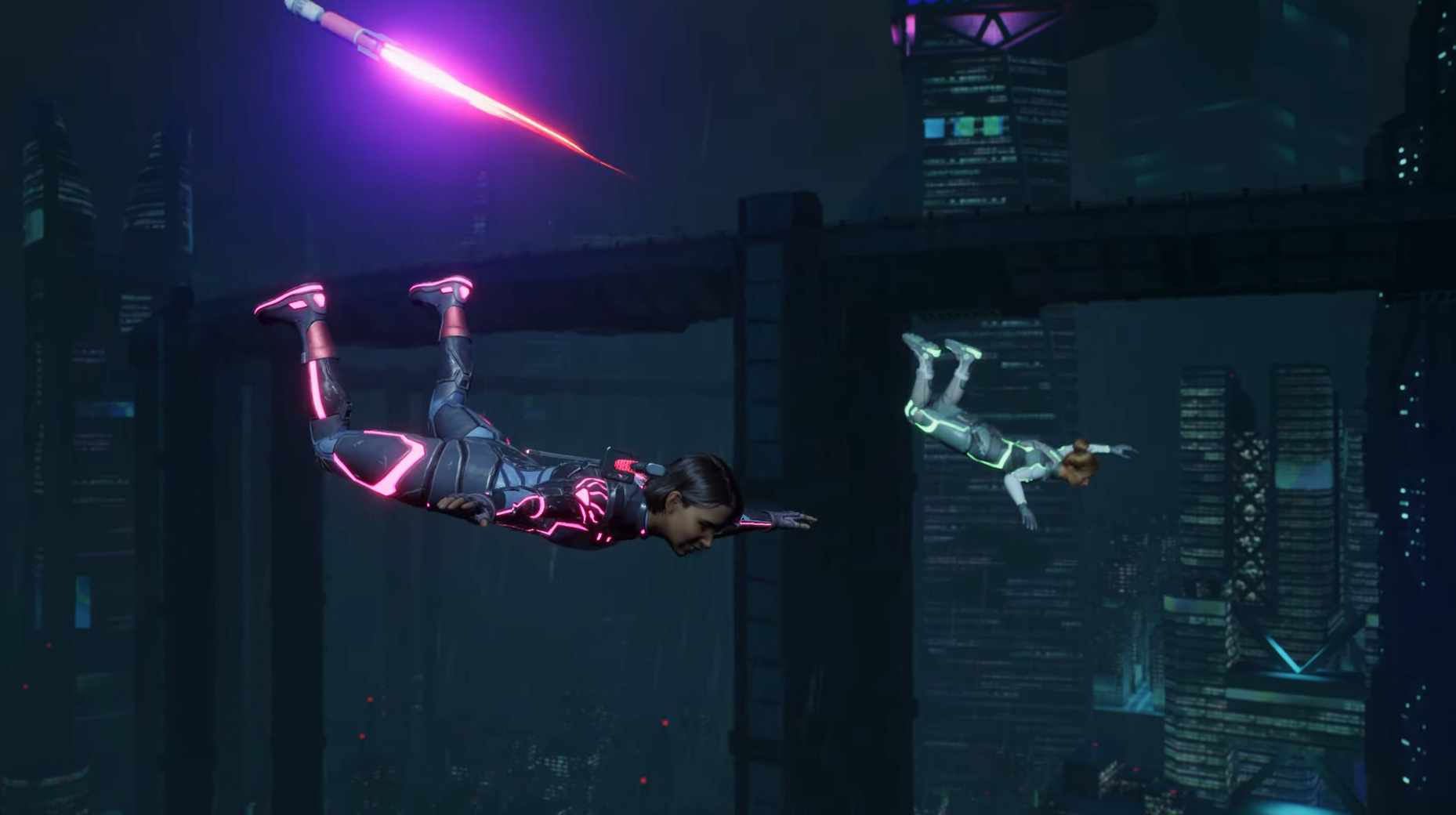 Leap of faith in Neon Revenge