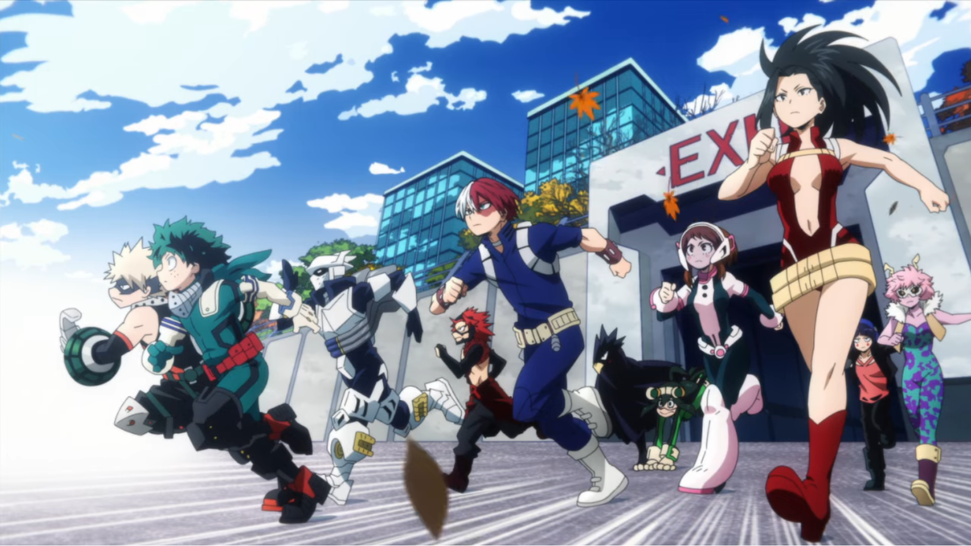 Students getting ready to fight during an emergency