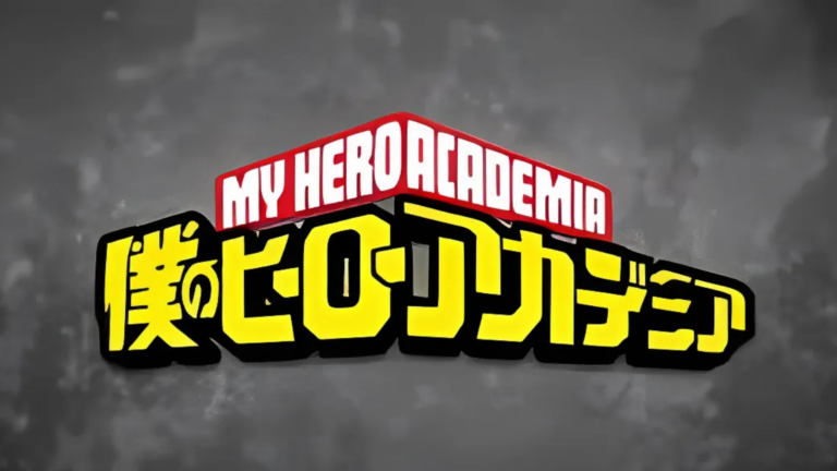 My Hero Academia title card