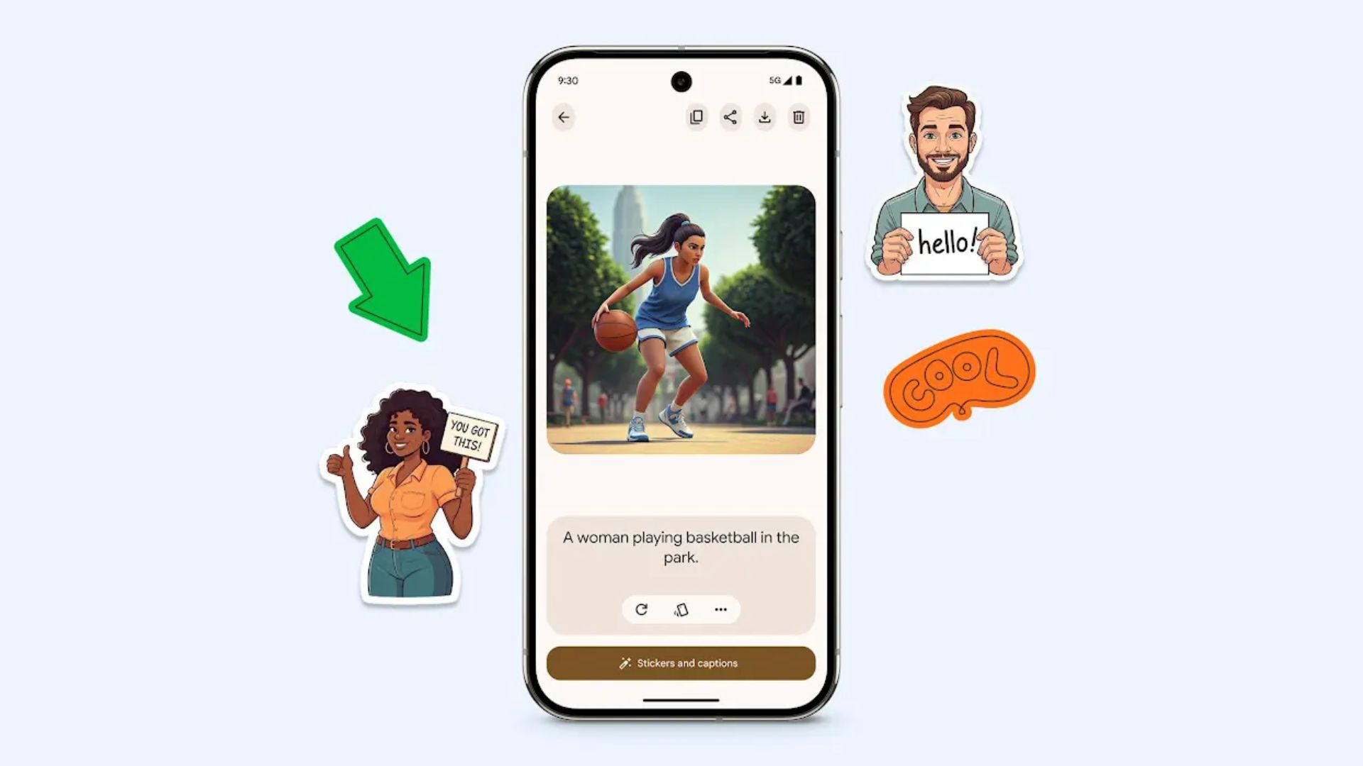 Text-to-Image Generation with Pixel Studio (Image via: Google)