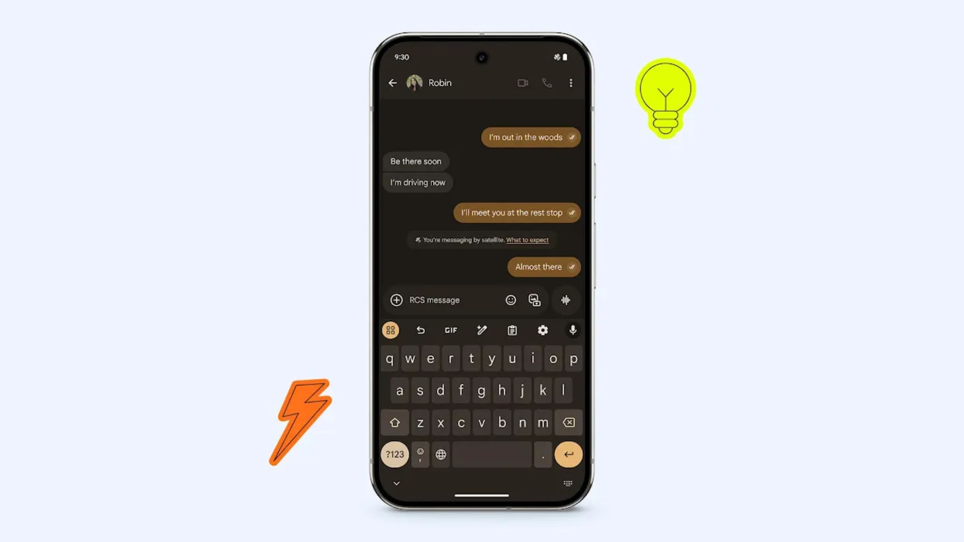 Satellite Messaging on Pixel (Image via: Google)