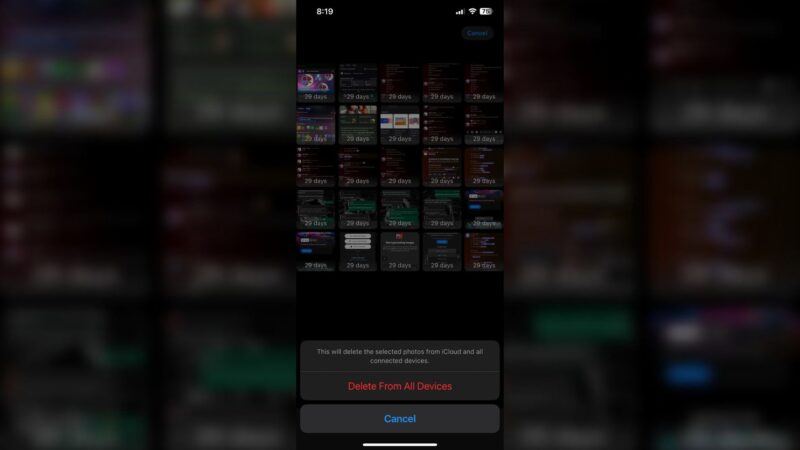 Empty the Recently Deleted Folder (Image via: Apple, Deltias Gaming)